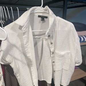 White crop top